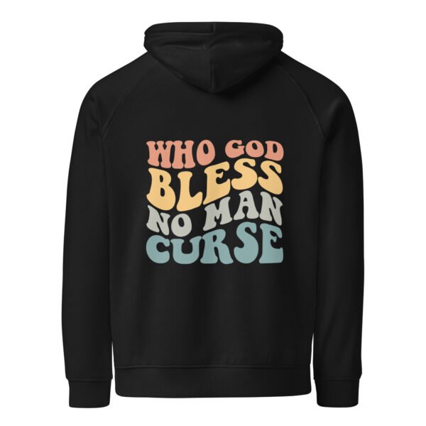 Gods Zone - Unisex eco raglan hoodie - Image 4