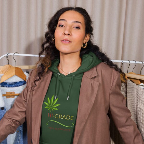 Hi Grade - Unisex eco raglan hoodie - Image 4
