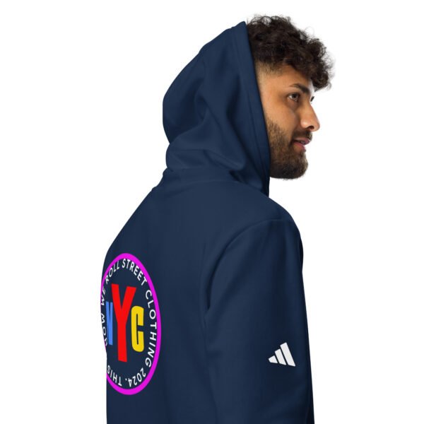 This is How We Roll - NYC- adidas fleece hoodie - Image 6