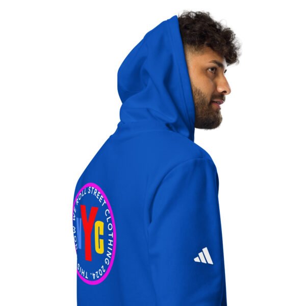 This is How We Roll - NYC- adidas fleece hoodie - Image 9