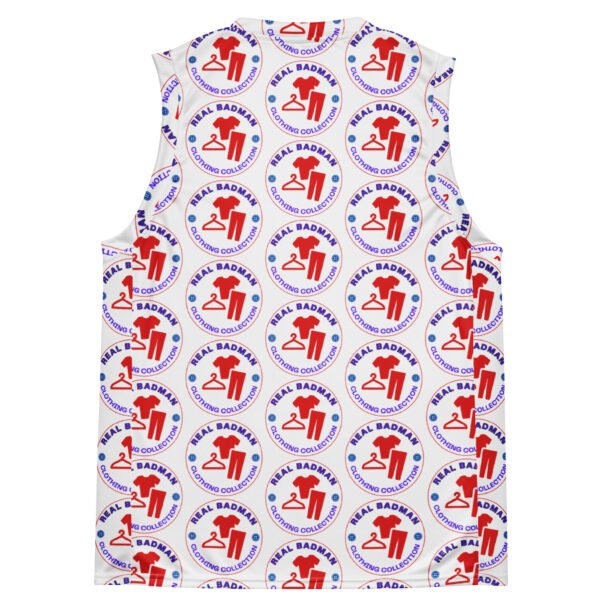 Recycled unisex basketball jersey - Image 2