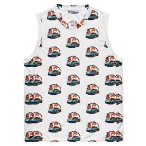 Recycled unisex basketball jersey