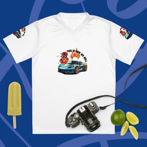 This is How We Roll – Recycled unisex sports jersey - Image 4