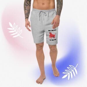QP Design Zone – Only One Bull – Men's fleece shorts