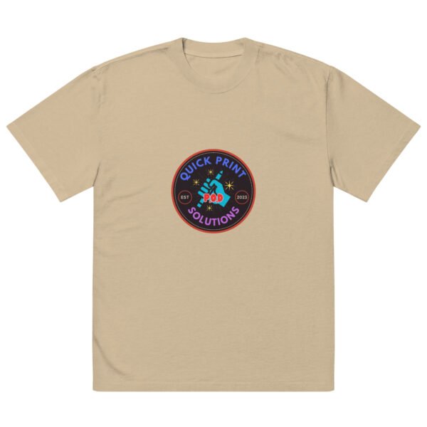 Oversized faded t-shirt - Image 4