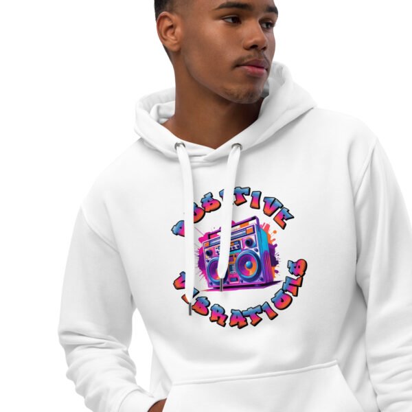 QP Design Zone - Positive Vibration - Premium eco hoodie - Image 10