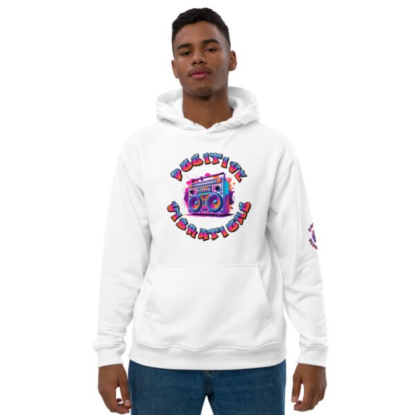 QP Design Zone - Positive Vibration - Premium eco hoodie - Image 9