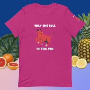 QP Design Zone – Only One Bull – Unisex t-shirt