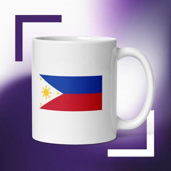 My Country Zone - Philippine White glossy mug