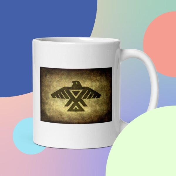My Country Zone - Native American White glossy mug