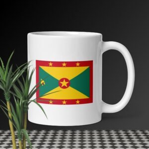 My Country Zone - Puerto Rico White glossy mug