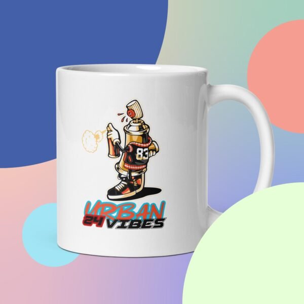 Urban 4 Vibes - White glossy mug