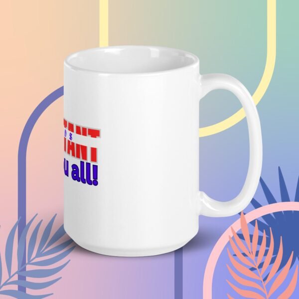 Militant Minds - White glossy mug - Image 2