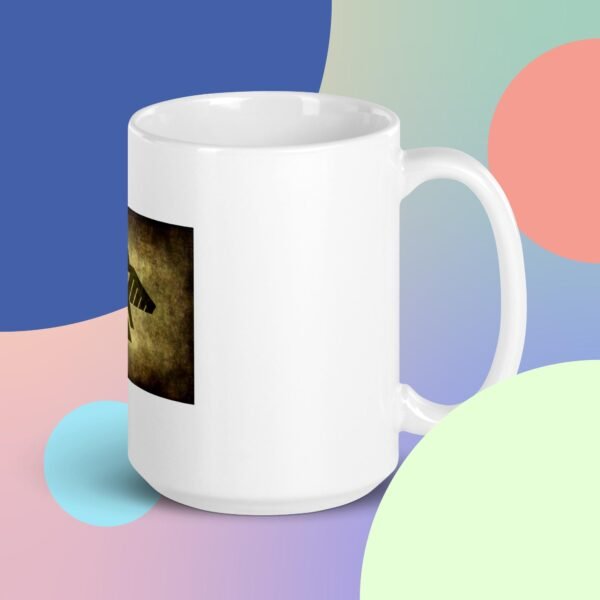 My Country Zone - Native American White glossy mug - Image 2