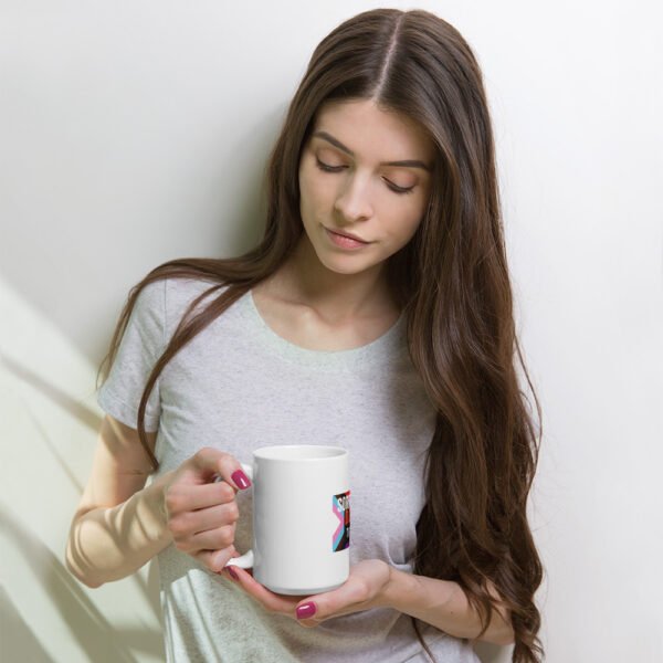 Gay Zone - White glossy mug - Image 3