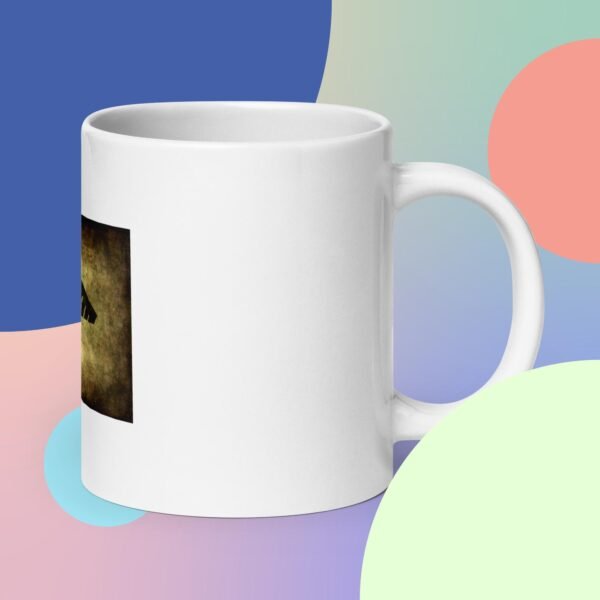 My Country Zone - Native American White glossy mug - Image 3