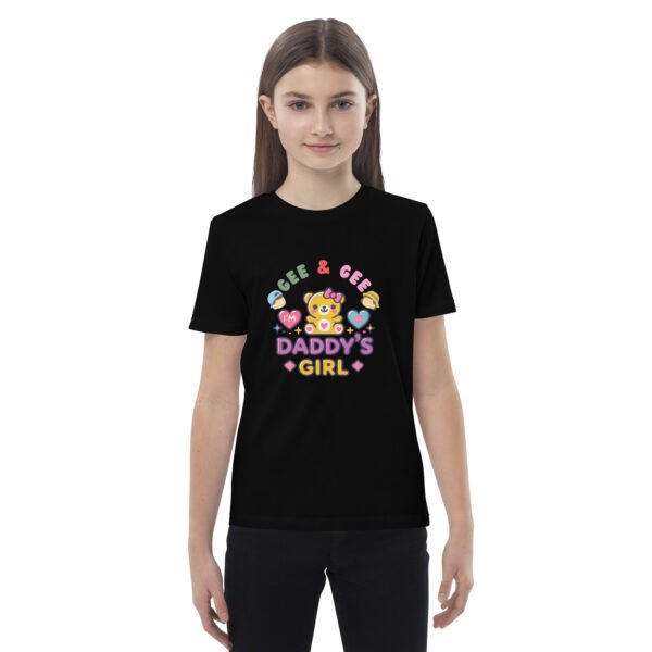 Cute Daddy's Girl Teddy Bear Design - Organic cotton kids t-shirt