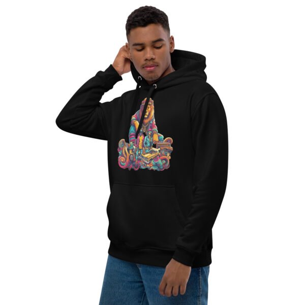 QP Design Zone - Graffiti Biker Design - Premium eco hoodie - Image 6