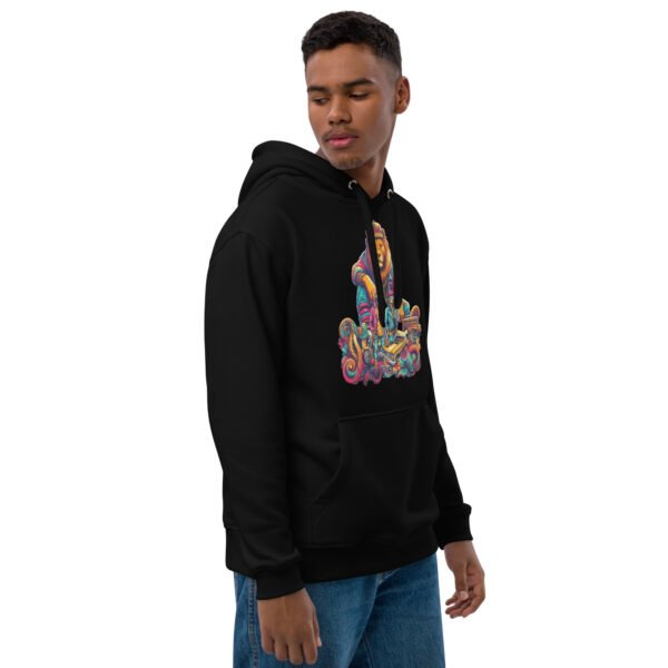 QP Design Zone - Graffiti Biker Design - Premium eco hoodie - Image 7