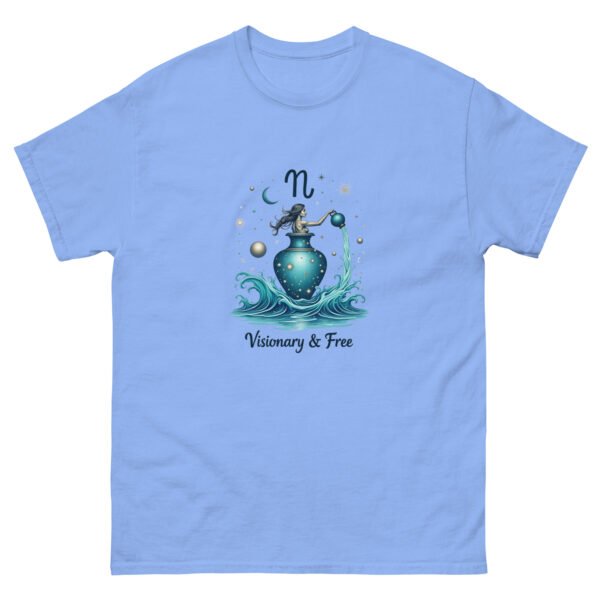 Aquarius Zodiac Design - Unisex classic tee - Image 7