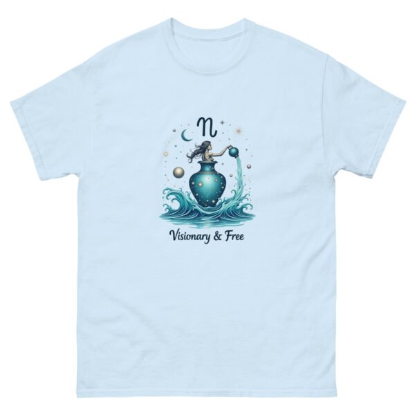 Aquarius Zodiac Design - Unisex classic tee - Image 13