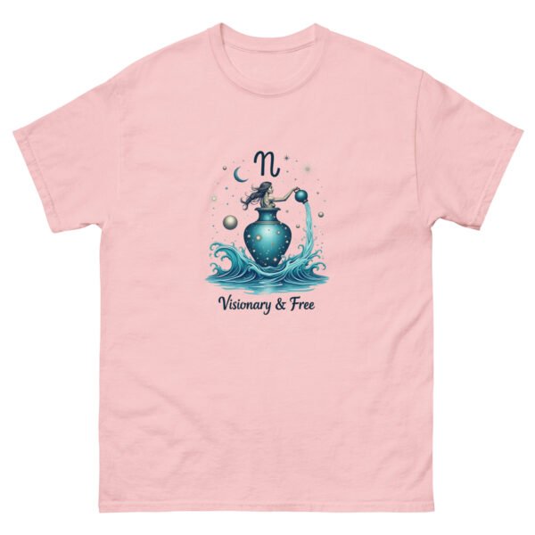 Aquarius Zodiac Design - Unisex classic tee - Image 11