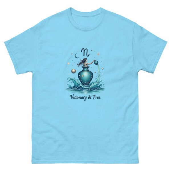 Aquarius Zodiac Design - Unisex classic tee - Image 9