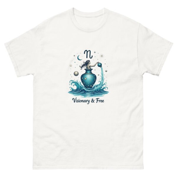 Aquarius Zodiac Design - Unisex classic tee - Image 17