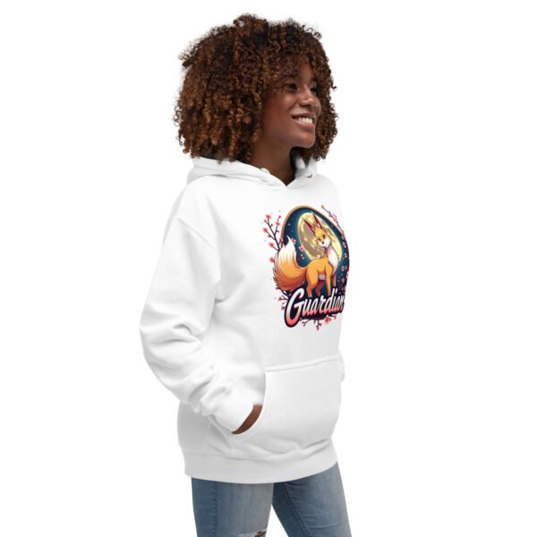 QP Design Zone - Mystical Fox Guardian Under Moonlight - Unisex Hoodie - Image 69