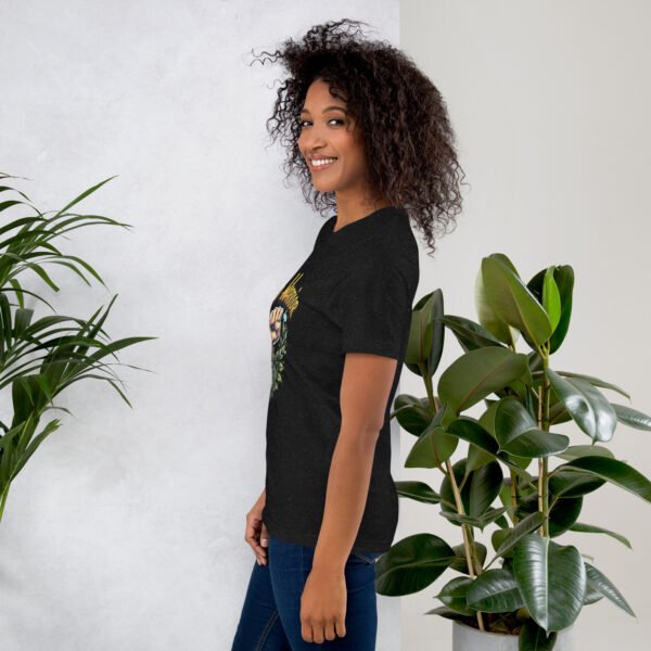 QP Design Zone - Eco Warrior Fist with Nature Elements - Unisex t-shirt - Image 3