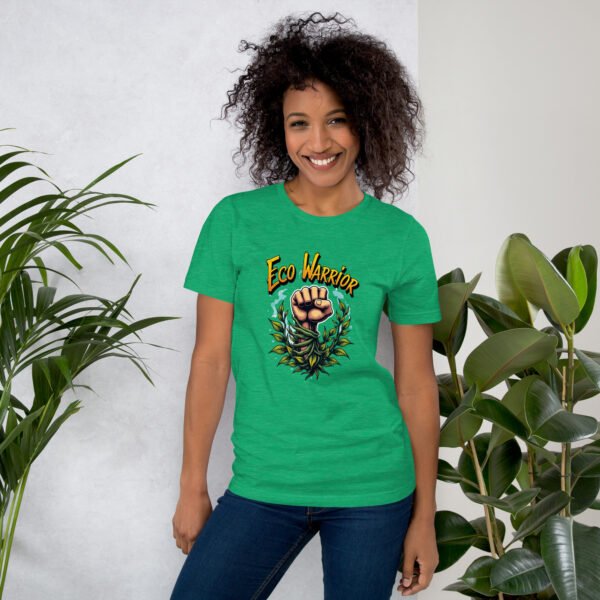 QP Design Zone - Eco Warrior Fist with Nature Elements - Unisex t-shirt - Image 21