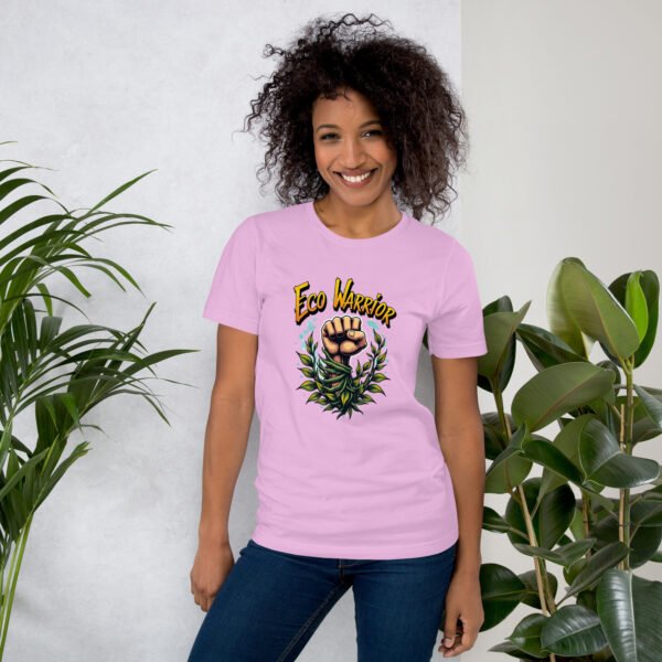 QP Design Zone - Eco Warrior Fist with Nature Elements - Unisex t-shirt - Image 29