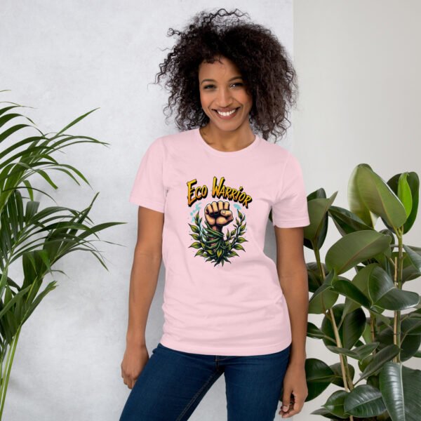 QP Design Zone - Eco Warrior Fist with Nature Elements - Unisex t-shirt - Image 41