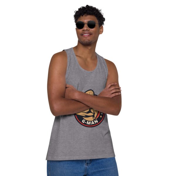 G Man Classic Logo - Men’s premium tank top - Image 34