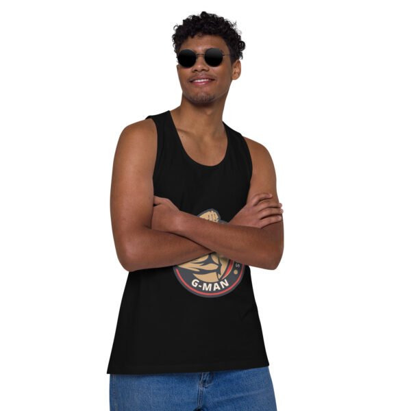 G Man Classic Logo - Men’s premium tank top - Image 2