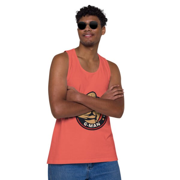 G Man Classic Logo - Men’s premium tank top - Image 30