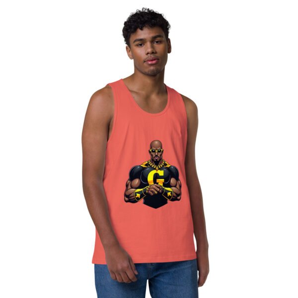 G Man Super Hero Logo - Men’s premium tank top