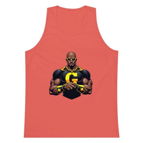 Urban Superhero Logo - Men’s premium tank top - Image 13