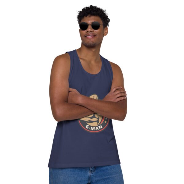 G Man Classic Logo - Men’s premium tank top - Image 22