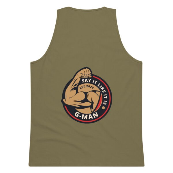 Urban Superhero Logo - Men’s premium tank top - Image 12