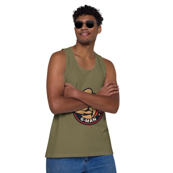 G Man Classic Logo - Men’s premium tank top - Image 26