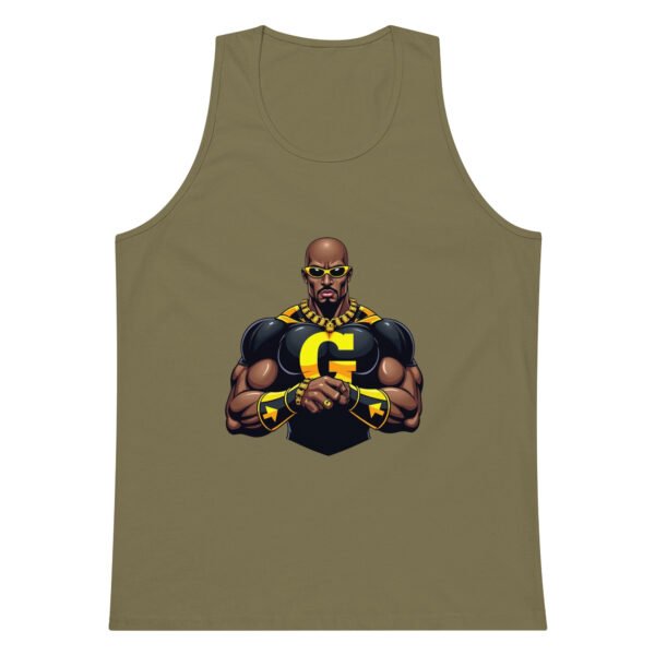 Urban Superhero Logo - Men’s premium tank top - Image 11