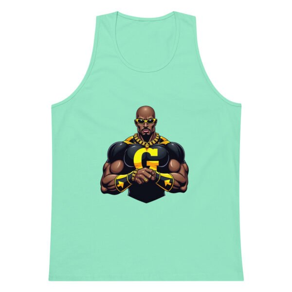 Urban Superhero Logo - Men’s premium tank top - Image 21