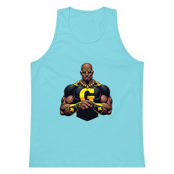 Urban Superhero Logo - Men’s premium tank top - Image 19