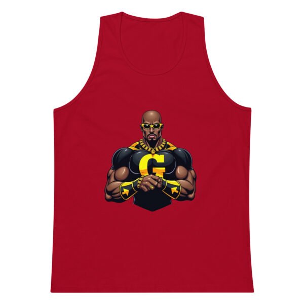 Urban Superhero Logo - Men’s premium tank top