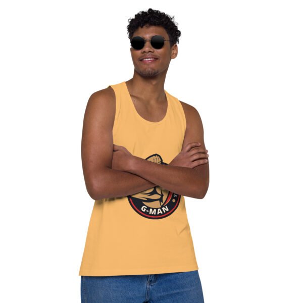 G Man Classic Logo - Men’s premium tank top - Image 38