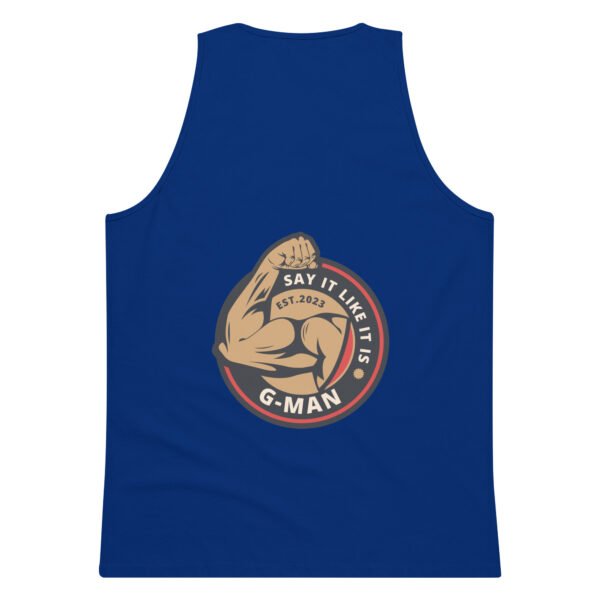 Urban Superhero Logo - Men’s premium tank top - Image 3