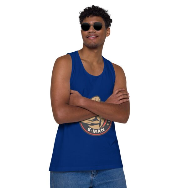 G Man Classic Logo - Men’s premium tank top - Image 6