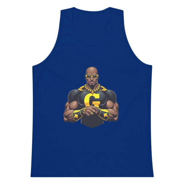 Urban Superhero Logo - Men’s premium tank top - Image 2