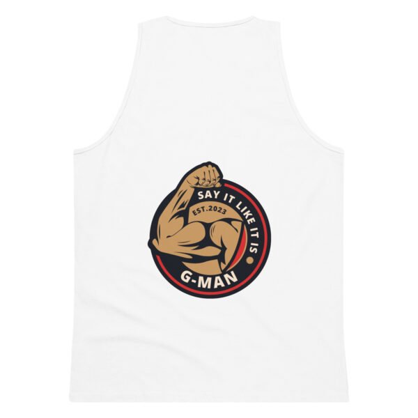 Urban Superhero Logo - Men’s premium tank top - Image 24